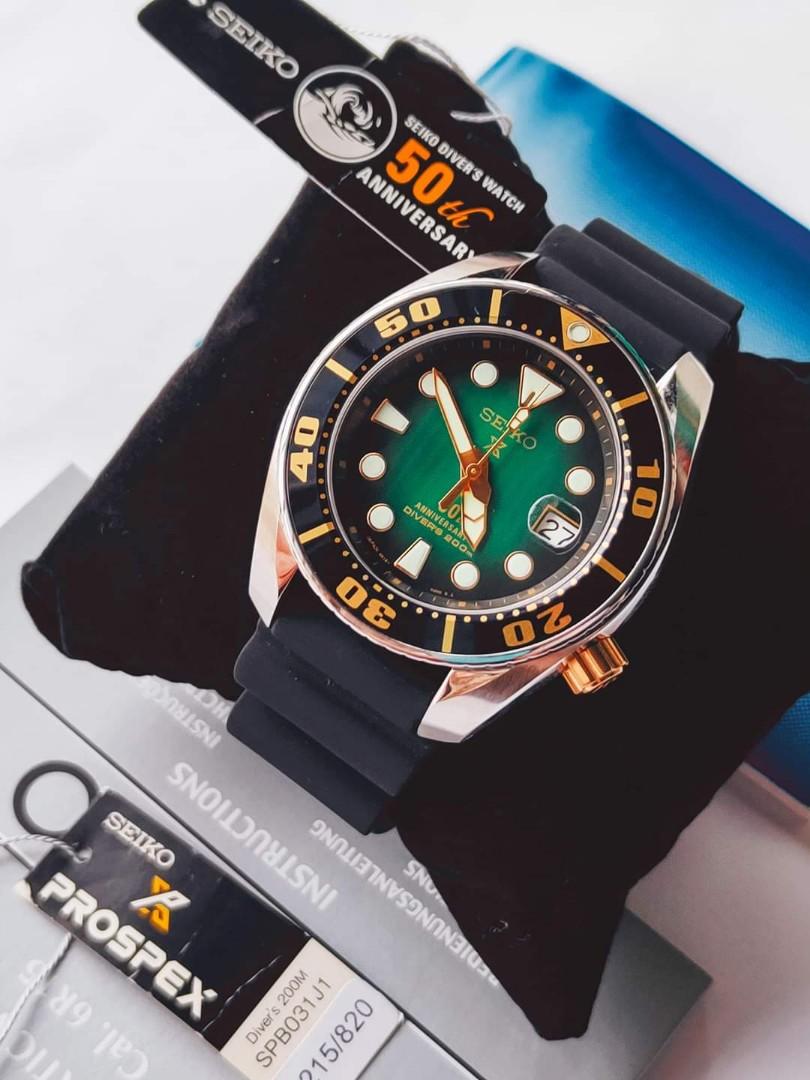 LIMITED EDITION SEIKO PROSPEX GREEN SUMO 50th ANNIVERSARY Men s
