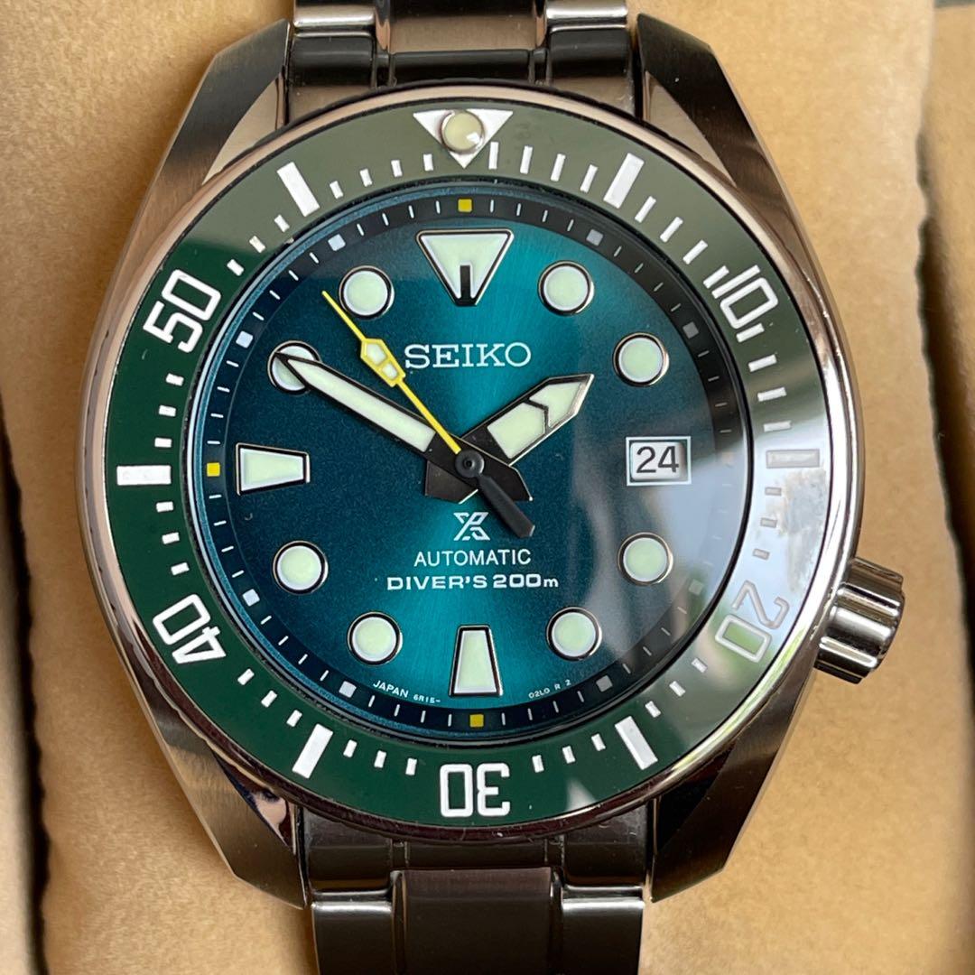 LNIB Seiko Green Sumo 200mm Diver SZSC004, Men's Fashion, Watches &  Accessories, Watches on Carousell
