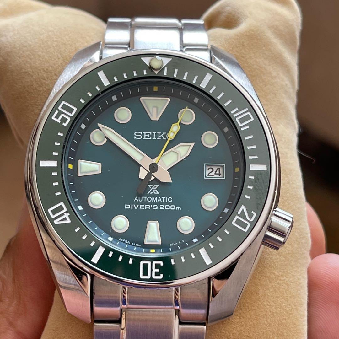 LNIB Seiko Green Sumo 200mm Diver SZSC004, Men's Fashion, Watches &  Accessories, Watches on Carousell