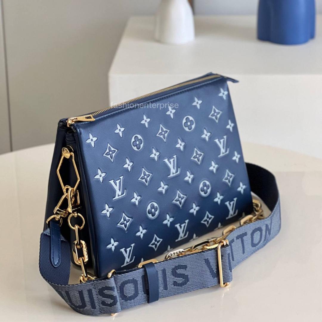 LOUIS VUITTON By The Pool Coussin BB Crossbody Bag M22954 Silk Scarf Auth  New