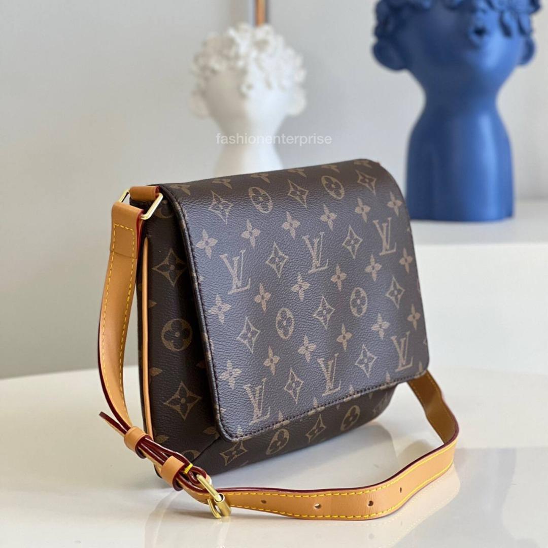 Musette Tango Short Strap, Used & Preloved Louis Vuitton Shoulder Bag, LXR Canada, Brown