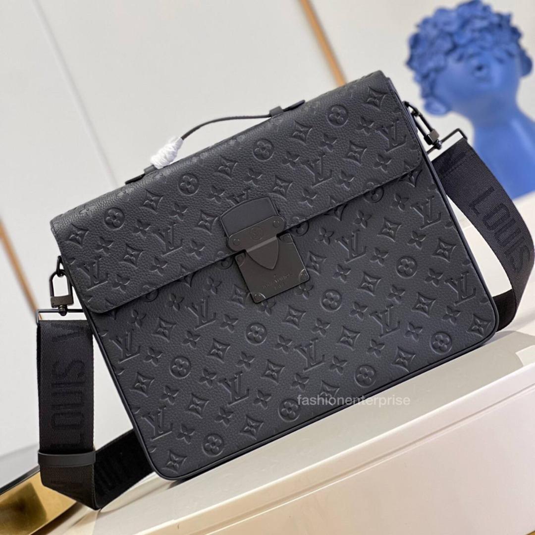 Louis Vuitton LV S Lock Briefcase, Men's Fashion, Bags, Sling Bags