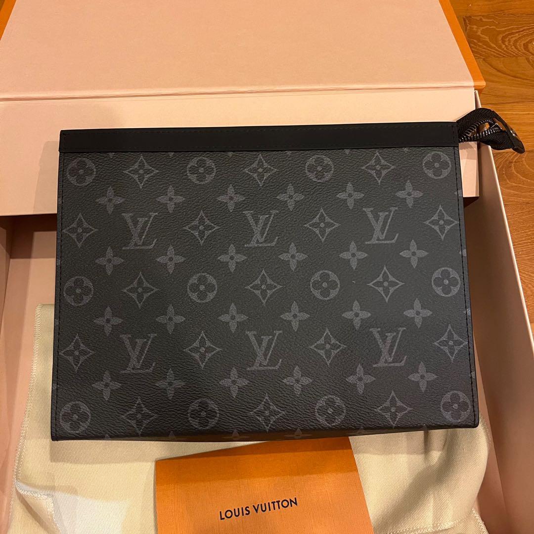 Clutch Lv original 100% and long wallet LV original 100% made in france,  Men's Fashion, Bags, Belt bags, Clutches and Pouches on Carousell