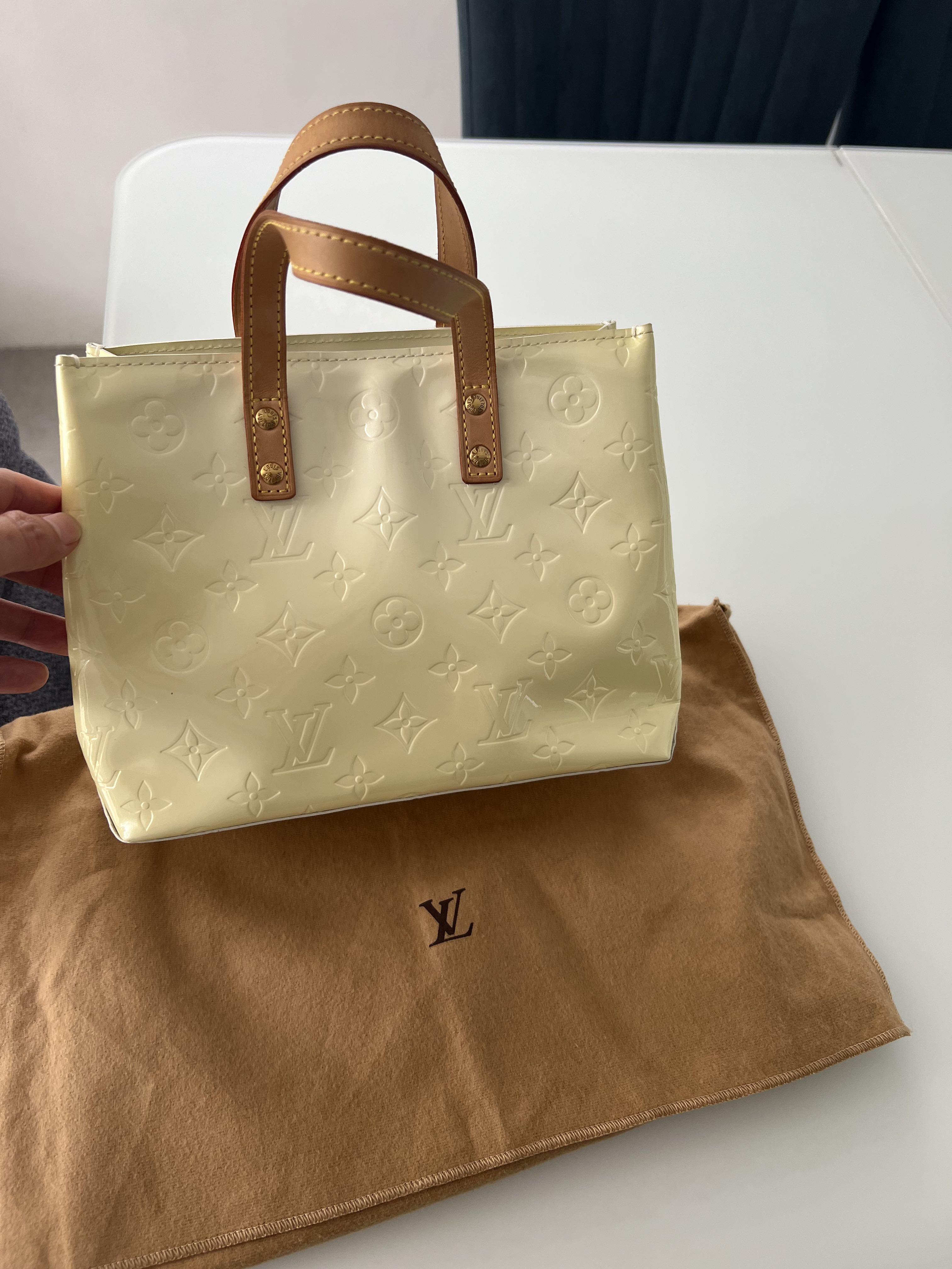 Pre-Owned Louis Vuitton Reade Monogram Vernis PM Bronze Tote Bag 