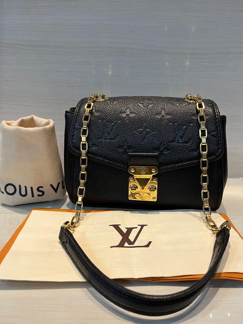 Louis Vuitton Empreinte Saint Germain BB Black Gold Chain
