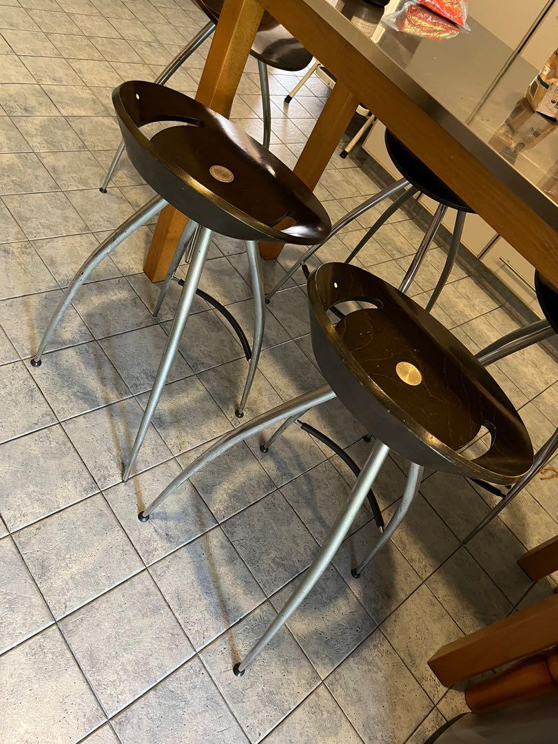 Lyra bar stools, Furniture & Home Living, Furniture, Chairs on Carousell