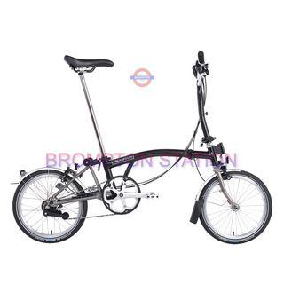 M6L-X Black SuperLight 2021 (aka P Line?) Brompton Discontinued But BNIB Foldable Bicycle Bike