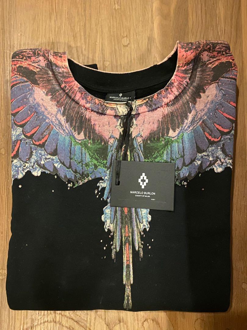Marcelo burlon sweatshirt on sale