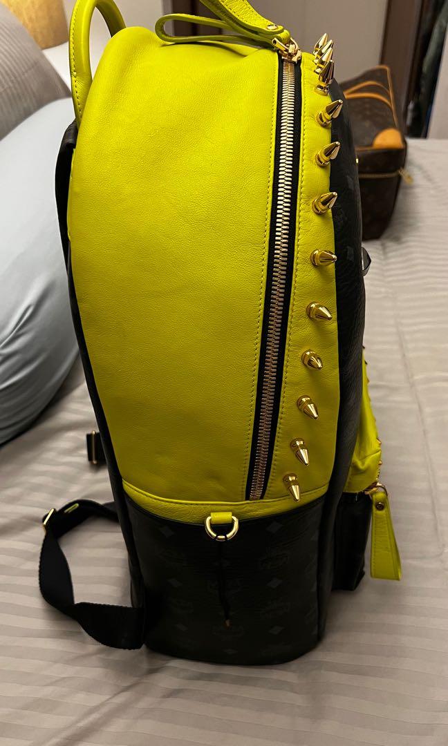 Mcm neon deals backpack