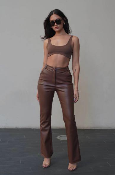Meshki best sale leather pants