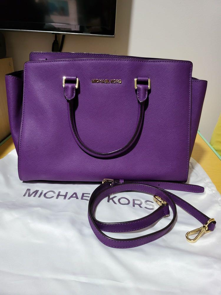 Michael Kors Purple Handbags  ShopStyle