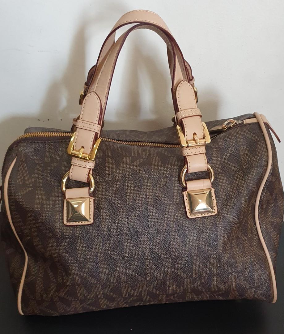 BN Michael kors speedy bag, Luxury, Bags & Wallets on Carousell