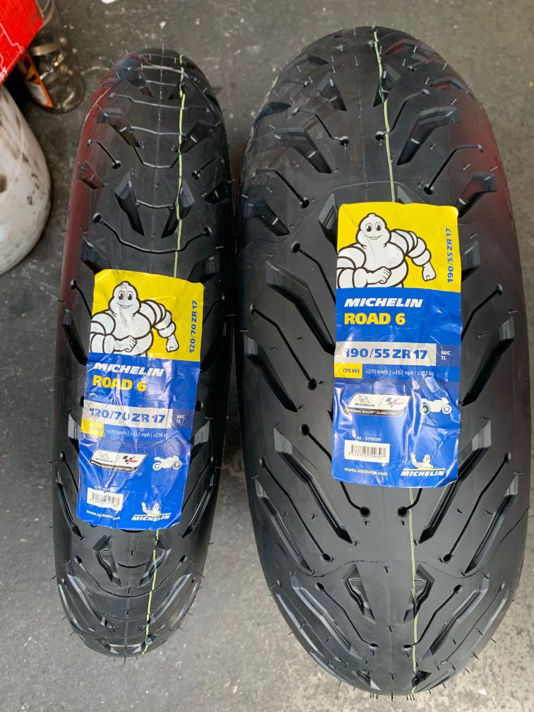 Michelin Road 6, Motorcycles, Motorcycle Accessories on Carousell