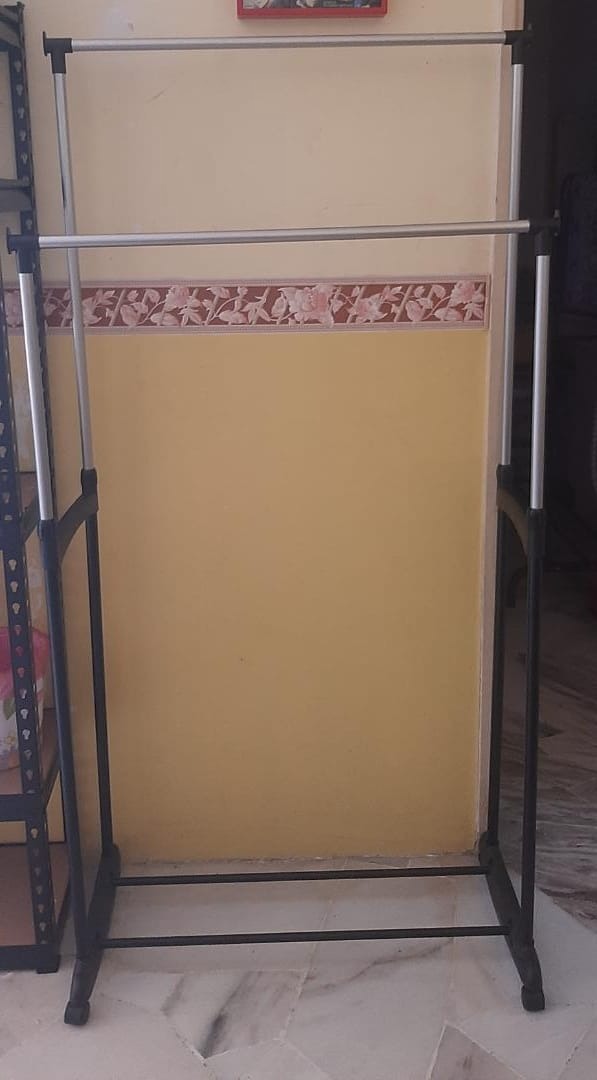 MR.DIY Premium Double Bar Cloth Rack