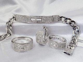 Natural Diamonds Carat: 2.29cts Diamonds Clarity: VVS1 Color: H Ring Size: 6.5 Bracelet: 6½" Weight: Grams 14K