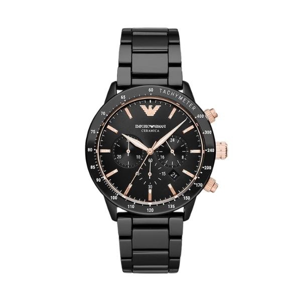 NEW Emporio Armani Mario Ceramica Tachymeter Ceramic Mens Watch ...