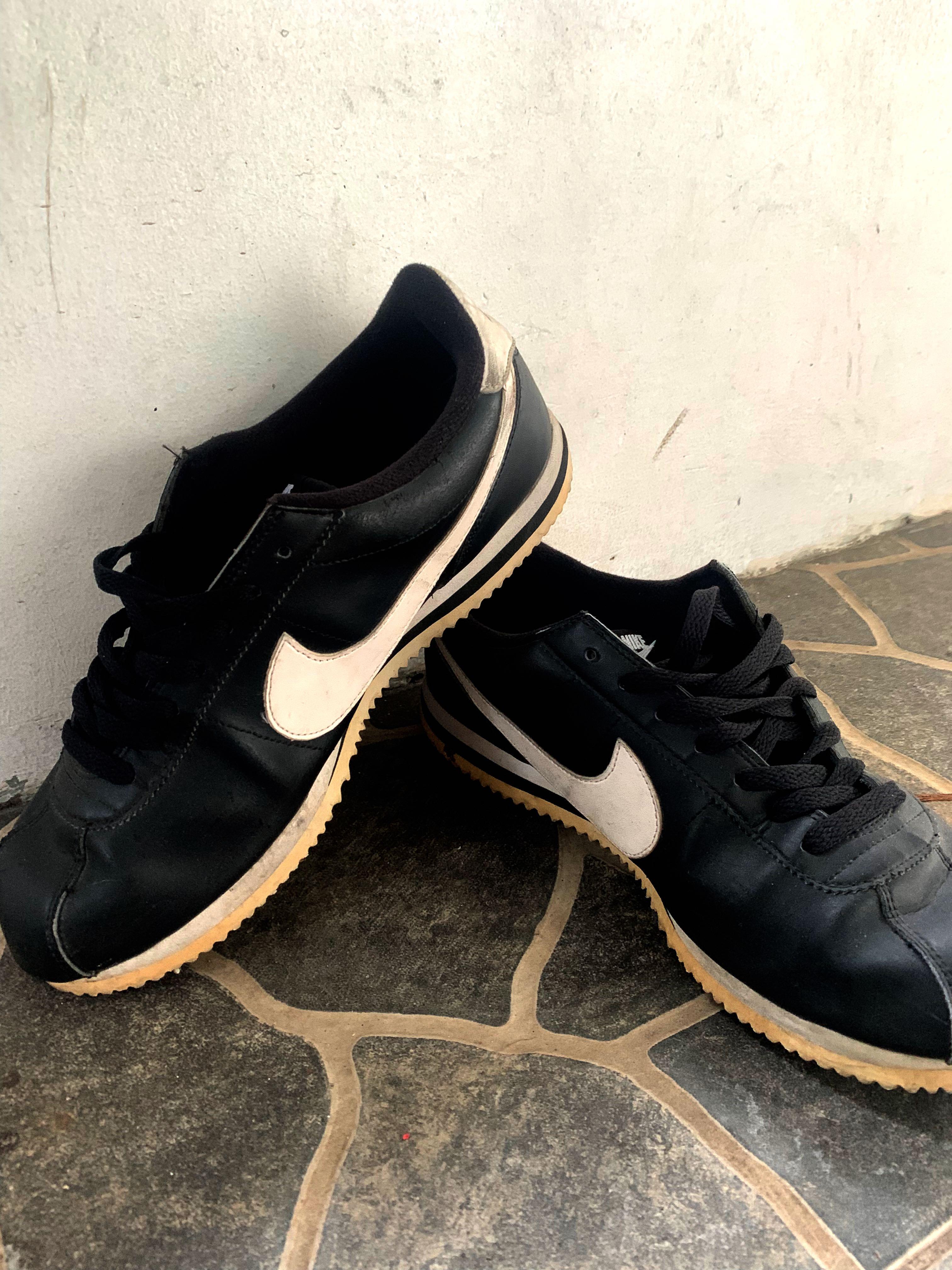 nike cortez original black