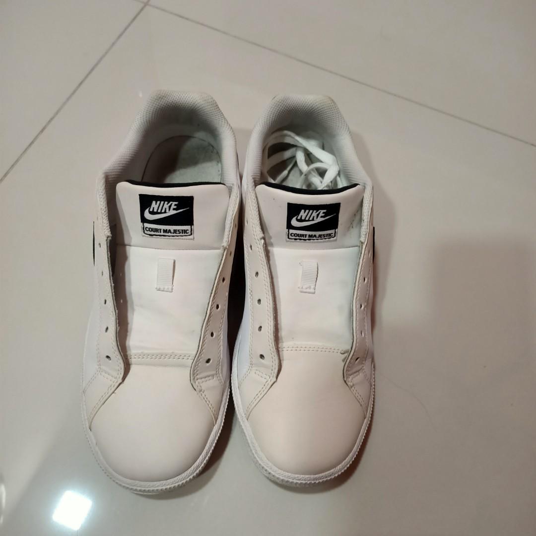 Nike court majestic white black cheap