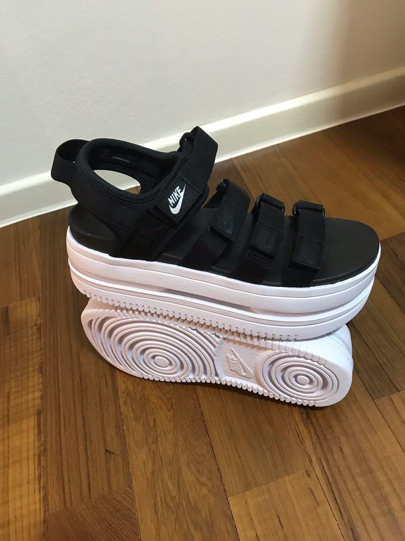 strappy nike sandals