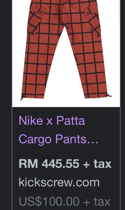 Nike x patta pants