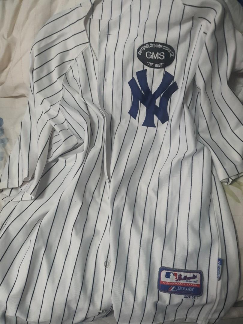 Majestic, Shirts, New York Yankees Steinbrenner No 3 Jersey Size 52