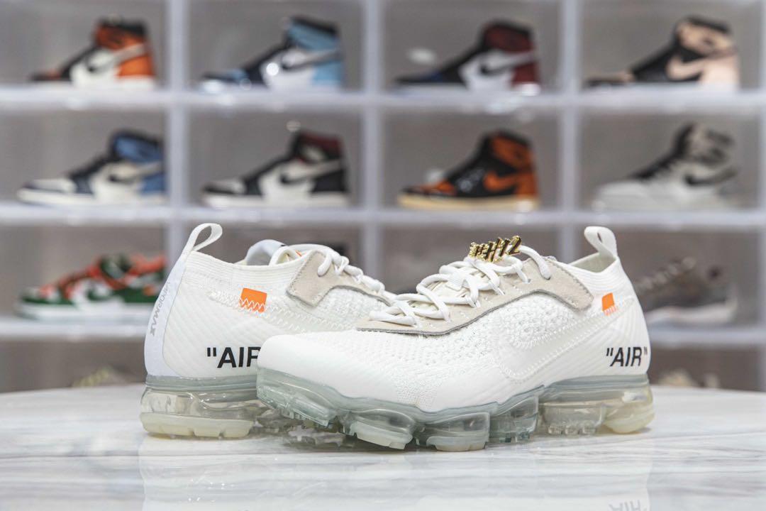 OFF WHITE X NIKE AIR VAPORMAX WHITE PART 2 Men s Fashion Footwear Sneakers on Carousell