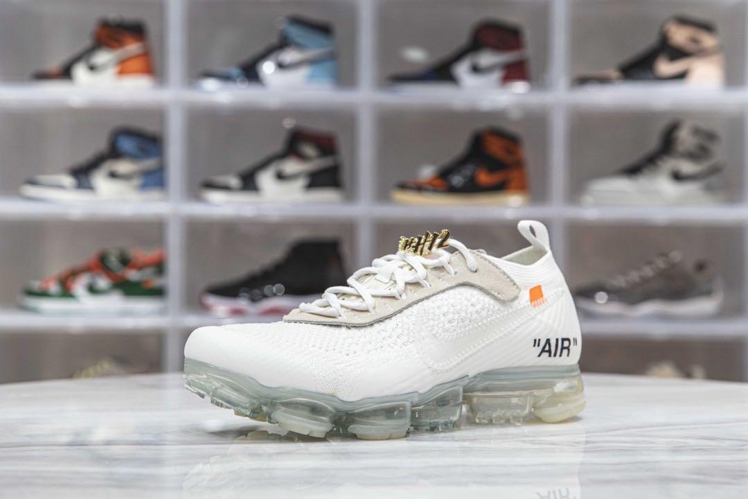 OFF WHITE X NIKE AIR VAPORMAX WHITE PART 2 Men s Fashion Footwear Sneakers on Carousell
