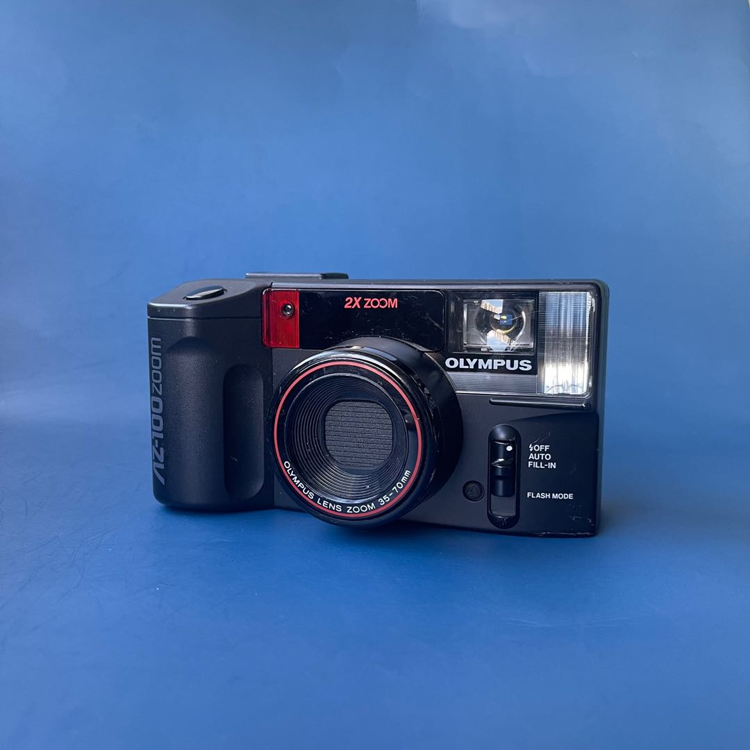 Olympus AZ100 35mm Film Camera, Photography, Cameras on Carousell