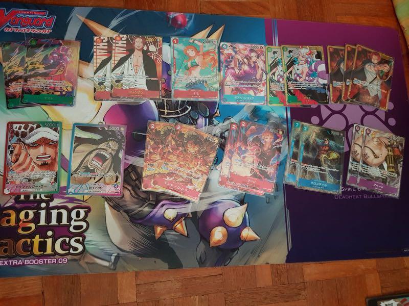 One piece card game high rarity cards, Hobbies & Toys, Toys & Games on Carousell