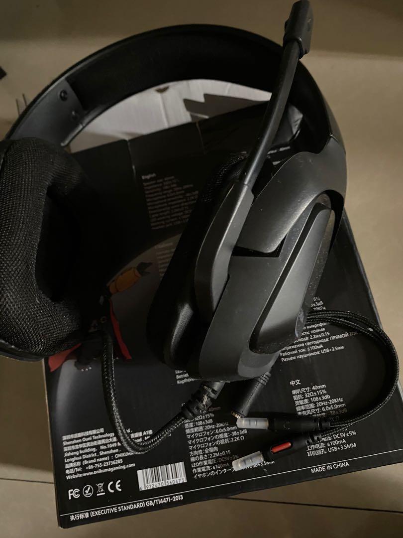 Onikuma K20 headset, Audio, Headphones & Headsets on Carousell
