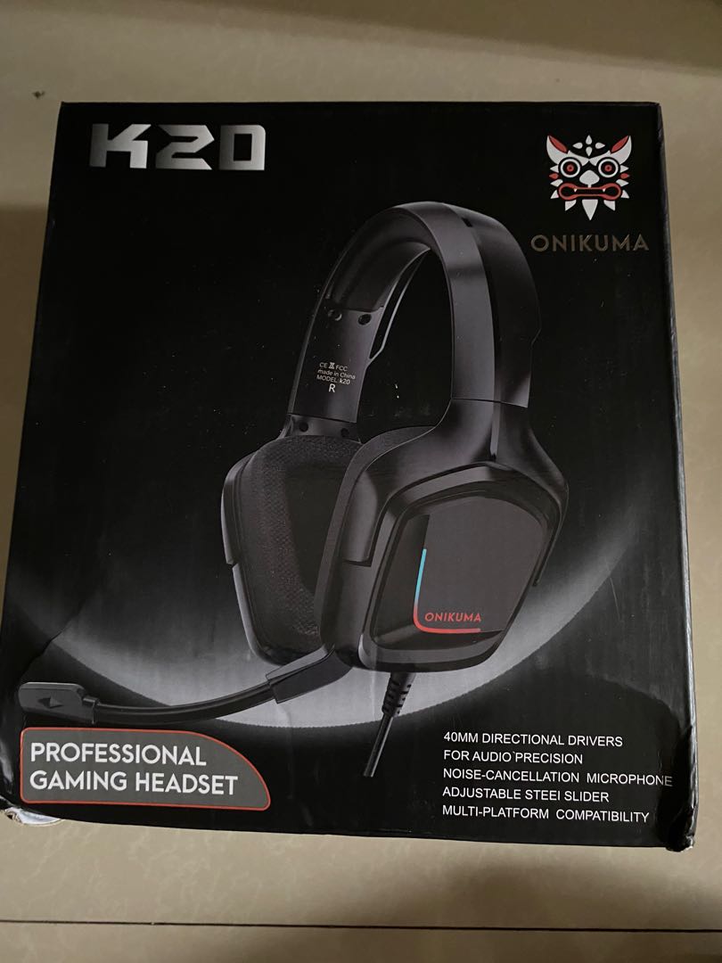Onikuma K20 headset, Audio, Headphones & Headsets on Carousell