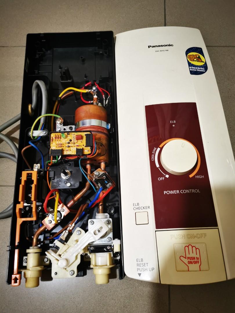 Panasonic DH3HS1M ELB water heater (ELCB protection), TV & Home
