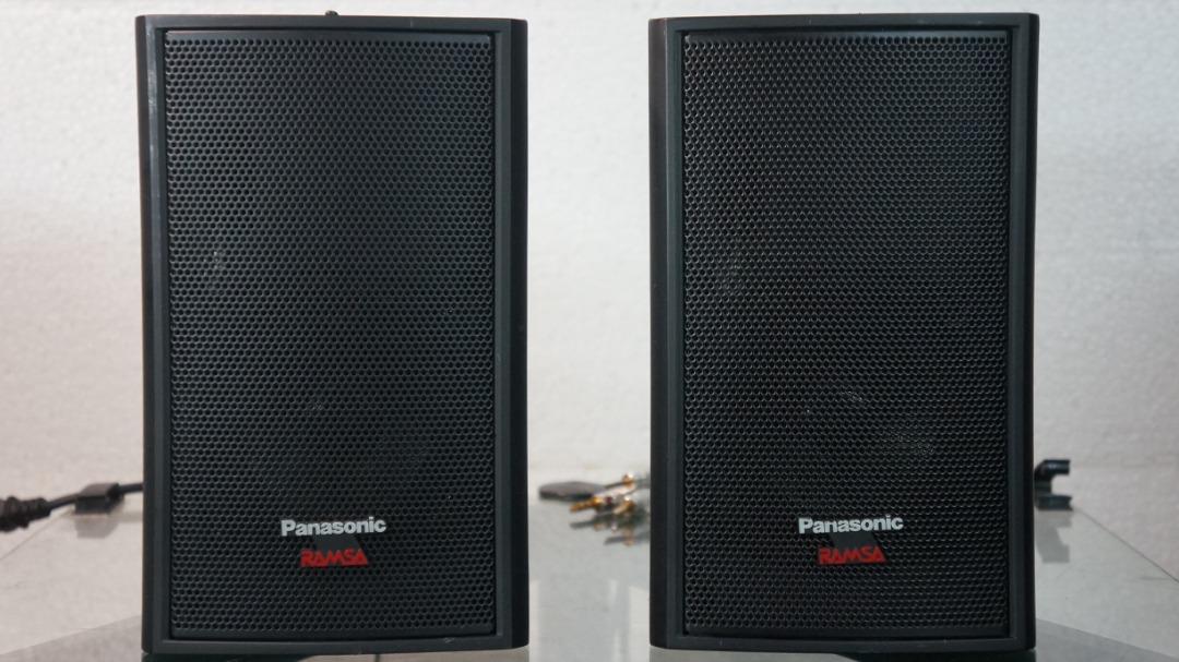 Panasonic Ramsa WS M10 K 12cm Cone Speakers pair Audio