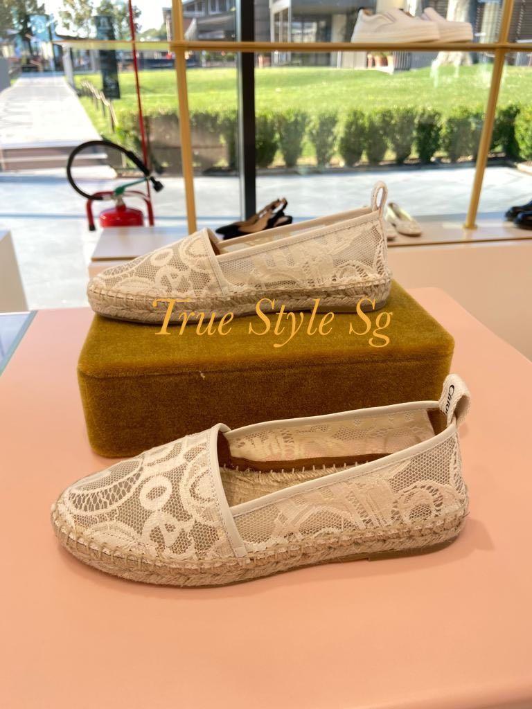 Chloe discount lace espadrilles