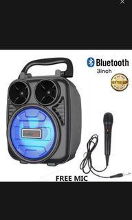 Portable Wireless Karaoke Bluetooth Speaker 3 inch