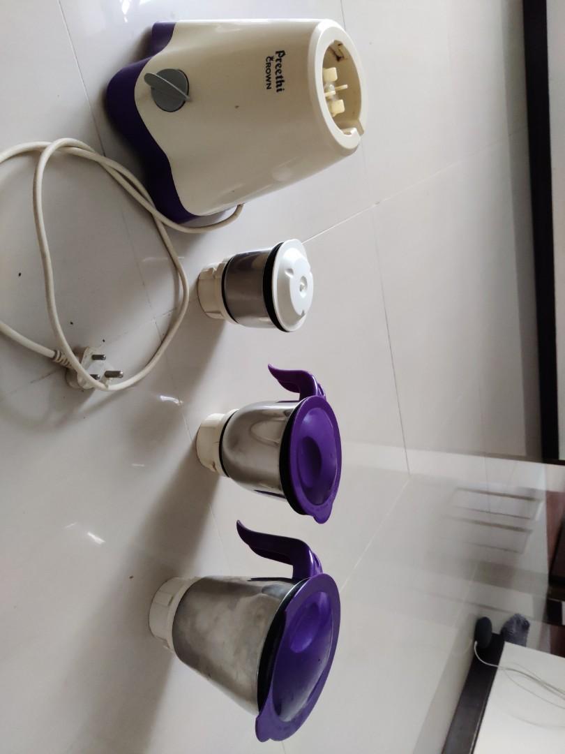 Preethi crown mixer with 3 jars, TV & Home Appliances, Kitchen