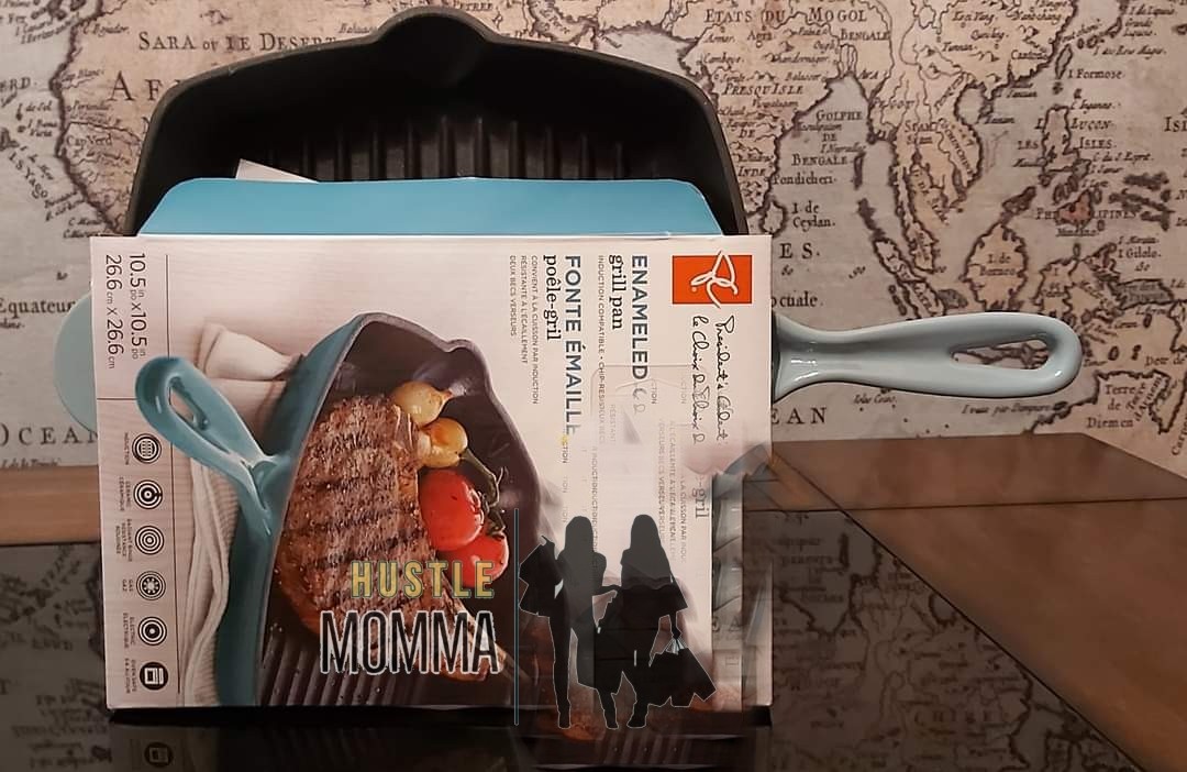 President's Choice Enameled Cast Iron Grill Pan, Furniture & Home Living, Kitchenware President's Choice Enameled Cast Iron Grill Pan, Furniture & Home Living, Kitchenware