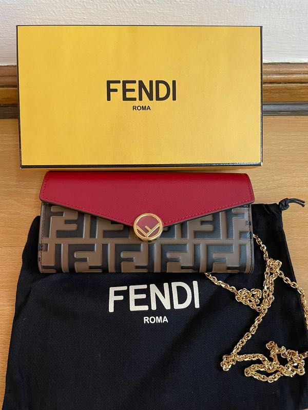 Fendi Continental With Chain - ShopStyle Wallets & Card Holders