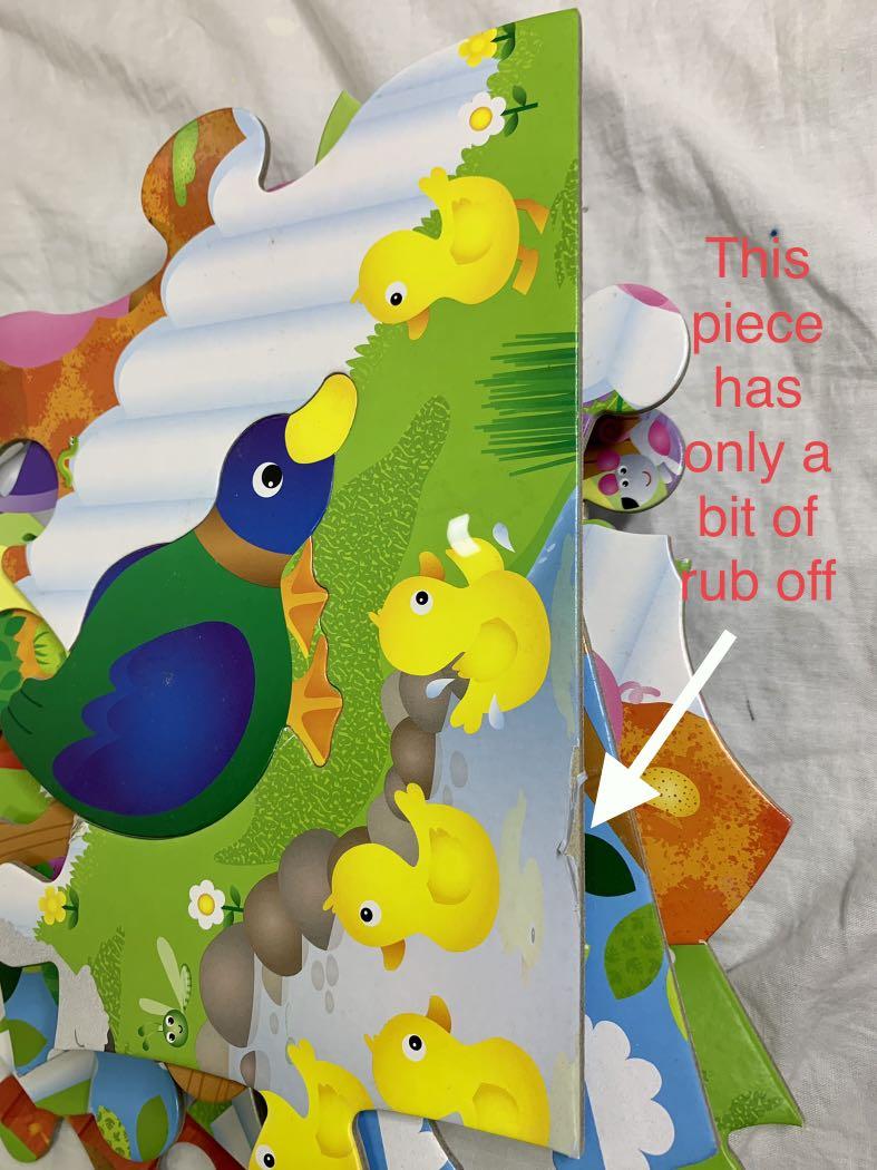 Puzzle Galt giant floor puzzle, farm animals, Hobbies & Toys, Toys