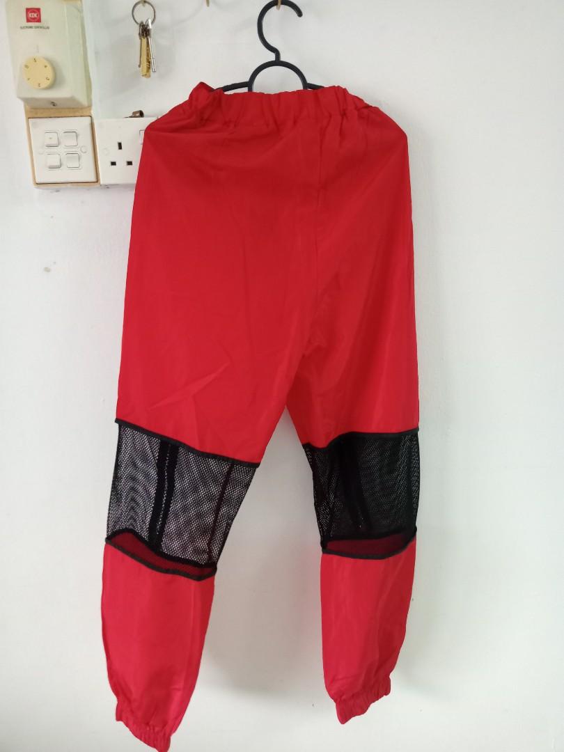 Red cargo pants, Women's Fashion, Bottoms, Other Bottoms on Carousell