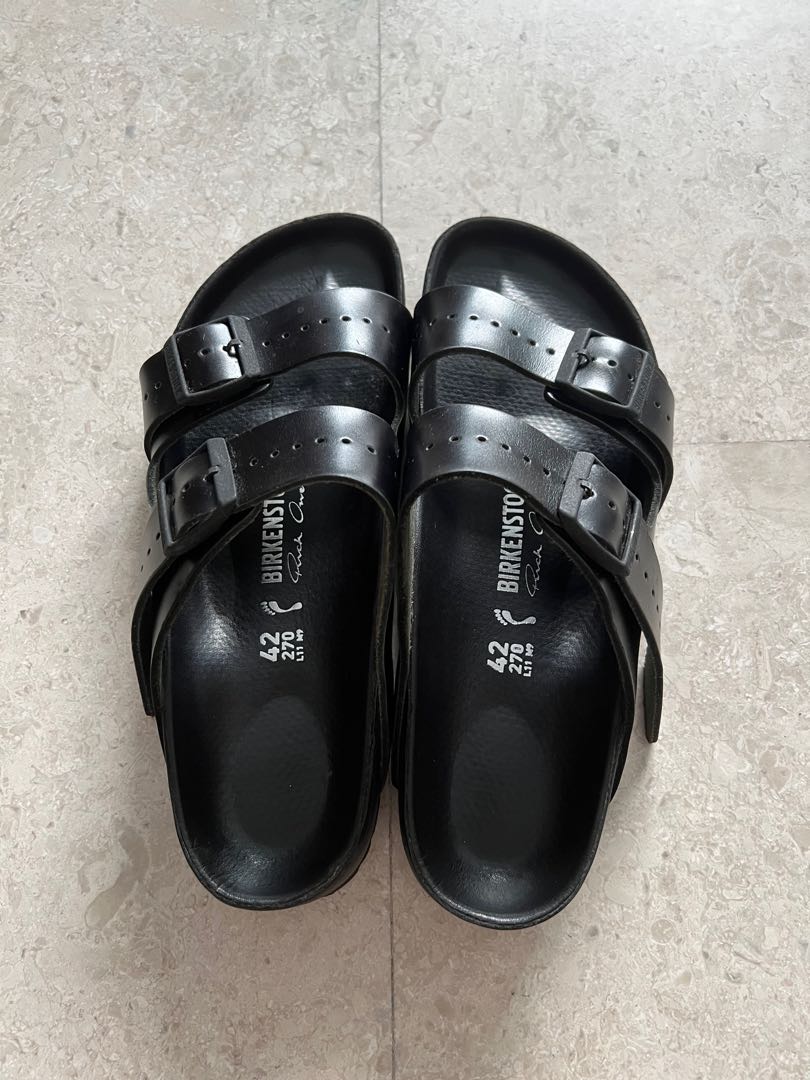 美品】BIRKENSTOCK アリゾナ、ナロー41、26.5、黒