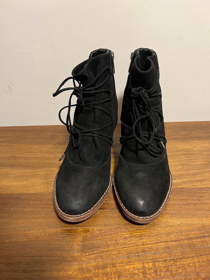 Sam Edelman Black Millard Ankle Boots