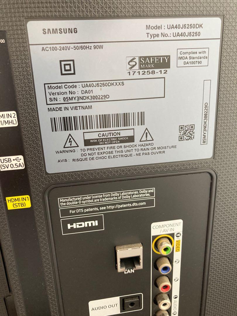 Samsung TV 41 inch, TV & Home Appliances, TV & Entertainment, TV on