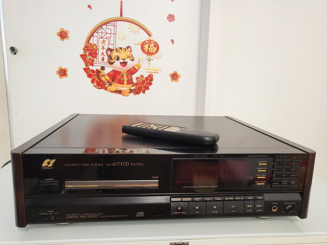 日本舊山水次旗艦SANSUI CD-a717D EXTRA CD Player(100V)純