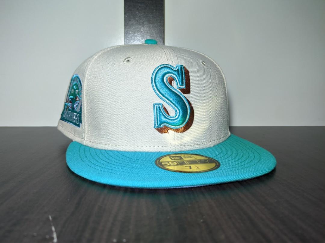 Seattle Marniers Navy 30th Anniversary Side Patch New Era 59Fifty Fitted Hat