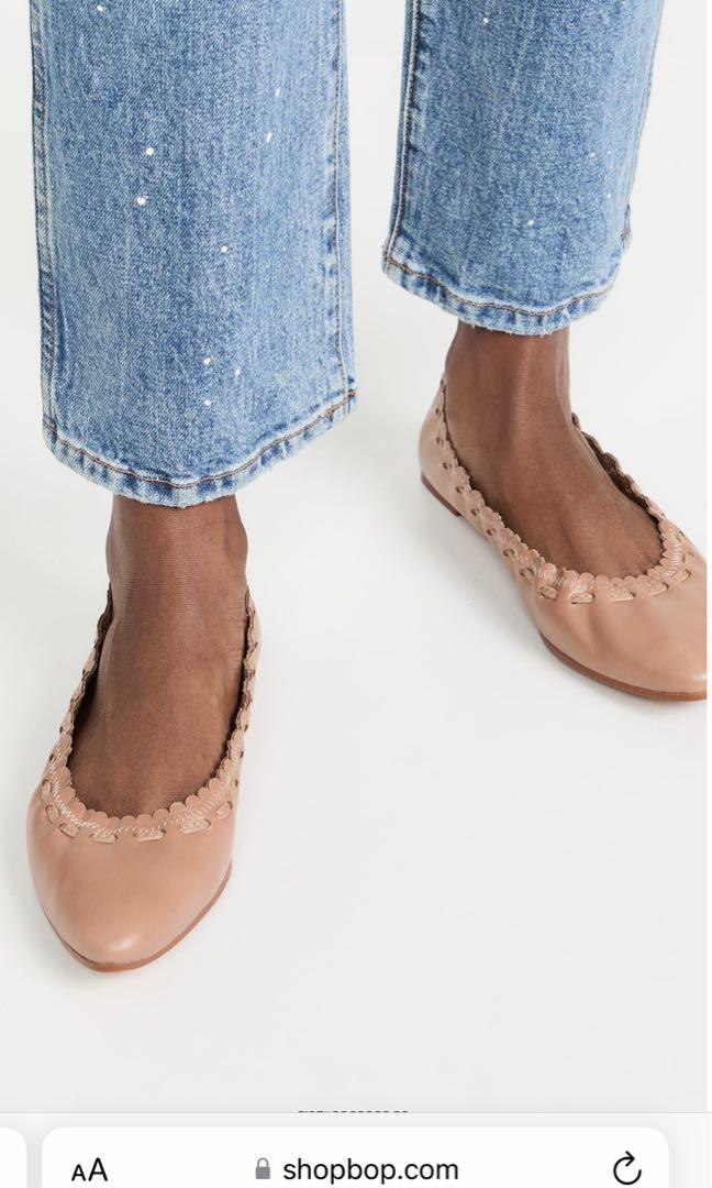 See by Chloe Jane Point Ballet Flats Women s Fashion Footwear