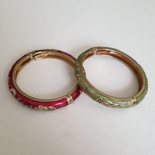 LOUIS VUITTON Bracelet Bangle Inclusion Pink Inside diameter 6.3cm