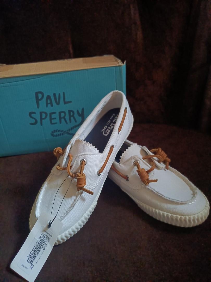 Sperry sayel away washed white online