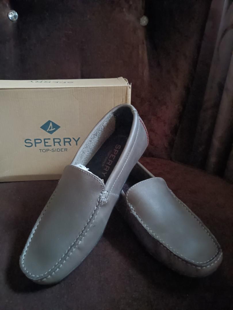 SPERRY WAVE DRIVER VENETIAN GREY/BLACK 