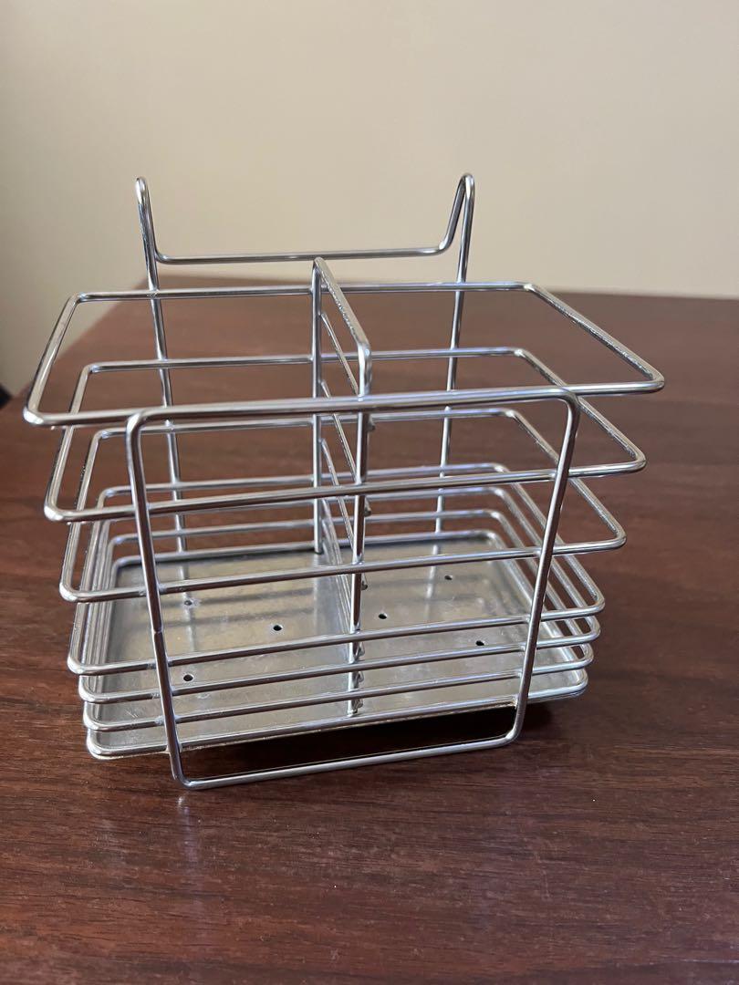 Stainless spoon and fork rack (Toyo brand), Furniture & Home Living, Kitchenware & Tableware